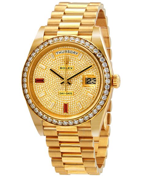 rolex presidential diamond replica|rolex day date look alike.